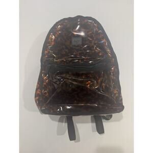 Herschel Supply Co Backpack Tortoise Shell Clear PVC Mini Bag Black Trim